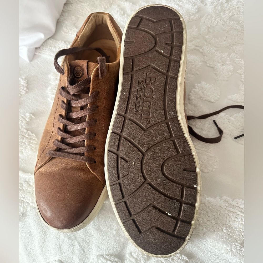 Born Brown Suede Slip-On Loafer